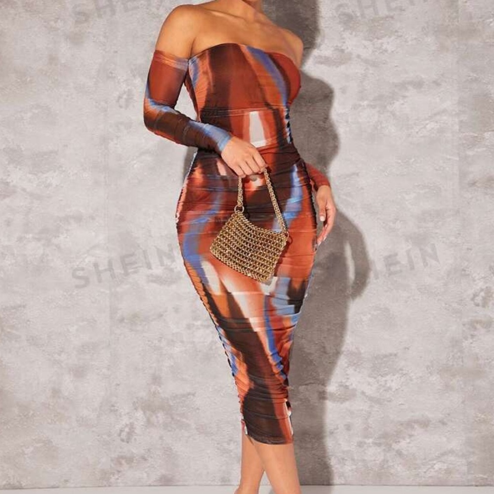 off the shoulder dress